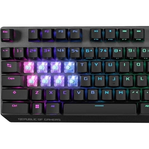 ASUS ROG Strix Scope NX Wireless Deluxe Gaming Keyboard – Tri‑Mode RGB 3 ASUS ROG Strix Scope NX Wireless Deluxe Gaming Keyboard – Tri‑Mode RGB - Image 3