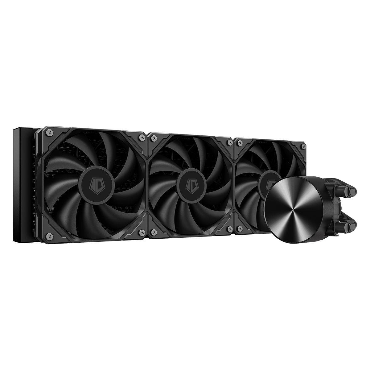 ID-COOLING FX360 PRO Black 360mm ARGB Liquid CPU Cooler 1 ID-COOLING FX360 PRO Black 360mm ARGB liquid CPU cooler front view