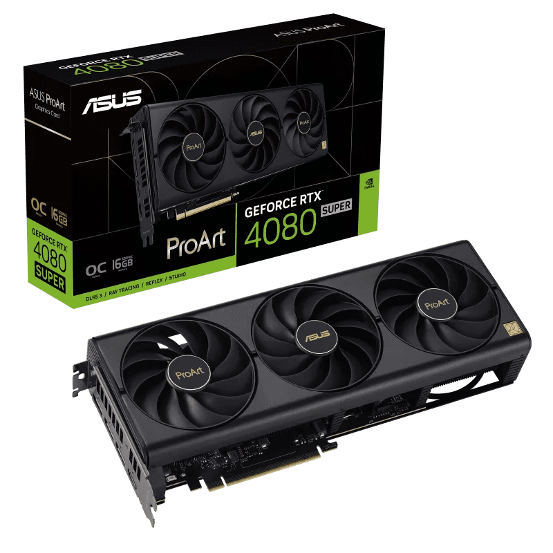 ASUS ProArt GeForce RTX 4080 SUPER OC Edition 16GB 1 ASUS ProArt GeForce RTX 4080 SUPER OC Edition 16GB