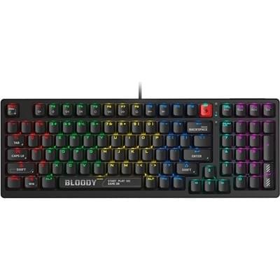 Bloody S98 Hot‑Swappable BLMS RGB Mechanical Keyboard – Fast Tactile Gaming 1 Bloody S98 mechanical keyboard BLMS hot‑swappable switch RGB