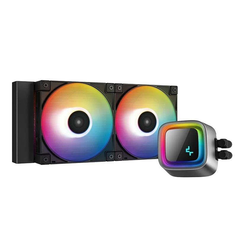 LS520 ARGB 240mm — Deepcool Liquid Cooler Black 1 Deepcool LS520 ARGB 240mm liquid CPU cooler