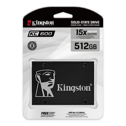 Kingston KC600 512GB SATA SSD – 2.5″ High‑Performance Internal Drive 1 Kingston KC600 512GB SATA SSD internal 2.5″ drive
