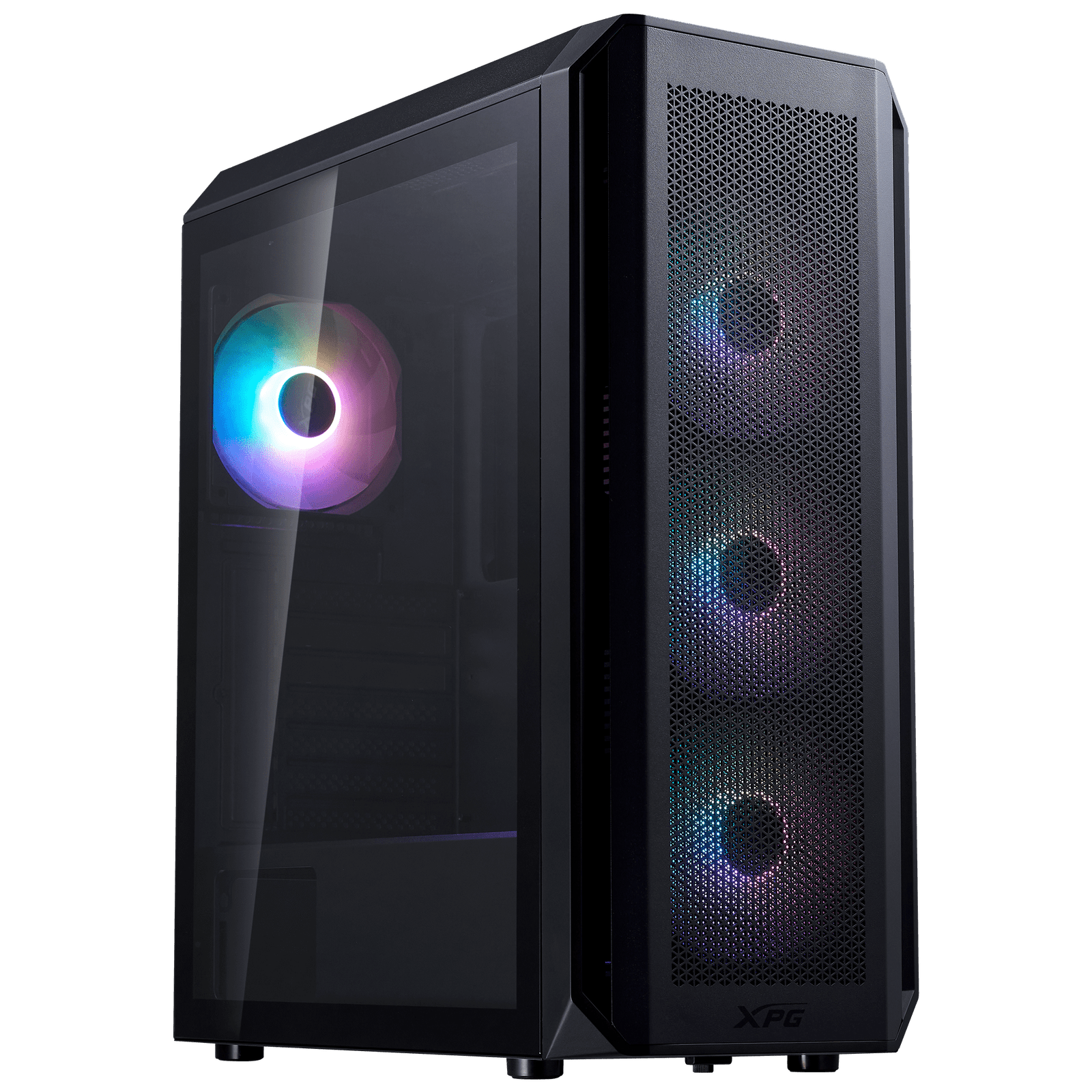 Valor Air Plus Mid-Tower WH/BK ARGB Gaming Chassis - Image 3