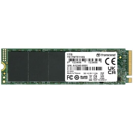 Transcend 110Q Gen3x4 500GB M.2 NVMe SSD – High-Speed PCIe Gen3 Storage 1 Transcend 110Q Gen3x4 500GB M.2 NVMe SSD