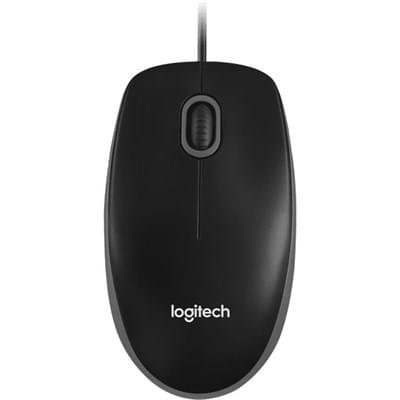 Logitech B100 Mouse wired USB optical design