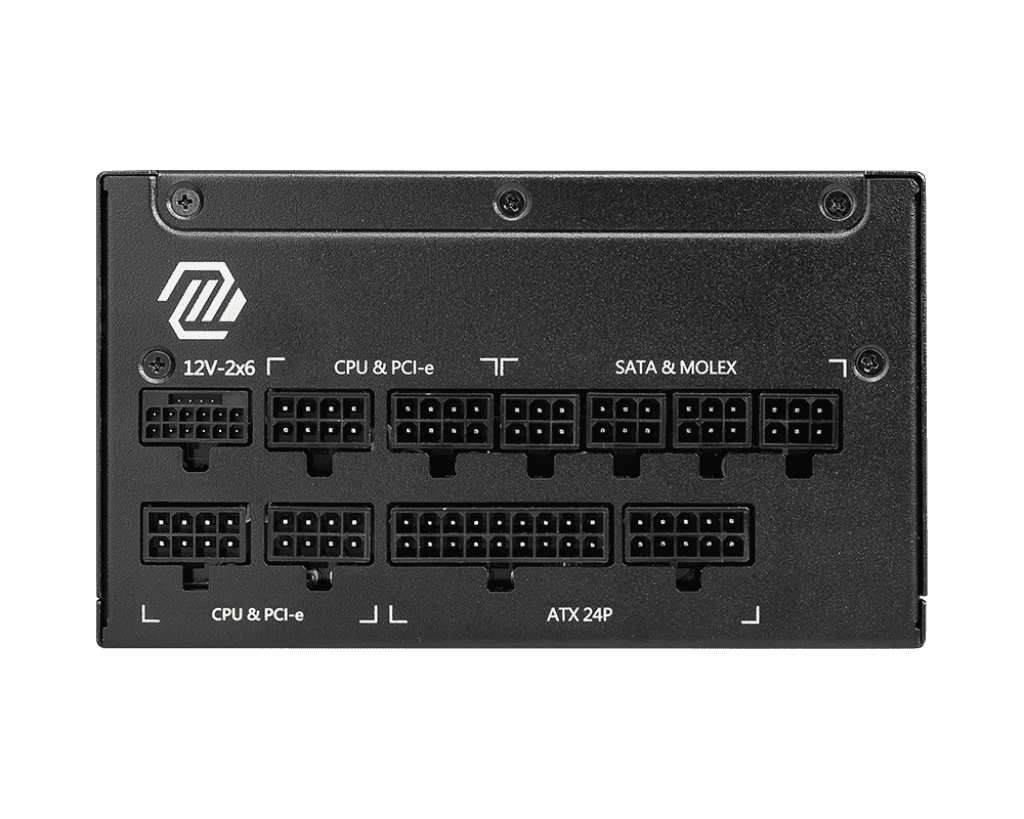 MAG A1250GL MSI 1250W 80 Plus Gold Power Supply Unit 4 MAG A1250GL MSI 1250W 80 Plus Gold Power Supply Unit - Image 4