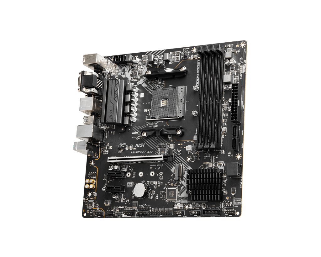 PRO B550M-P GEN3 MSI Micro-ATX Motherboard 3 PRO B550M-P GEN3 MSI Micro-ATX Motherboard - Image 3