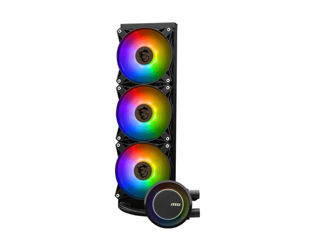 MAG CORELIQUID E360 White 360mm Liquid CPU Cooler | Efficient ARGB AIO Cooling 2 MAG CORELIQUID E360 White 360mm Liquid CPU Cooler | Efficient ARGB AIO Cooling - Image 2