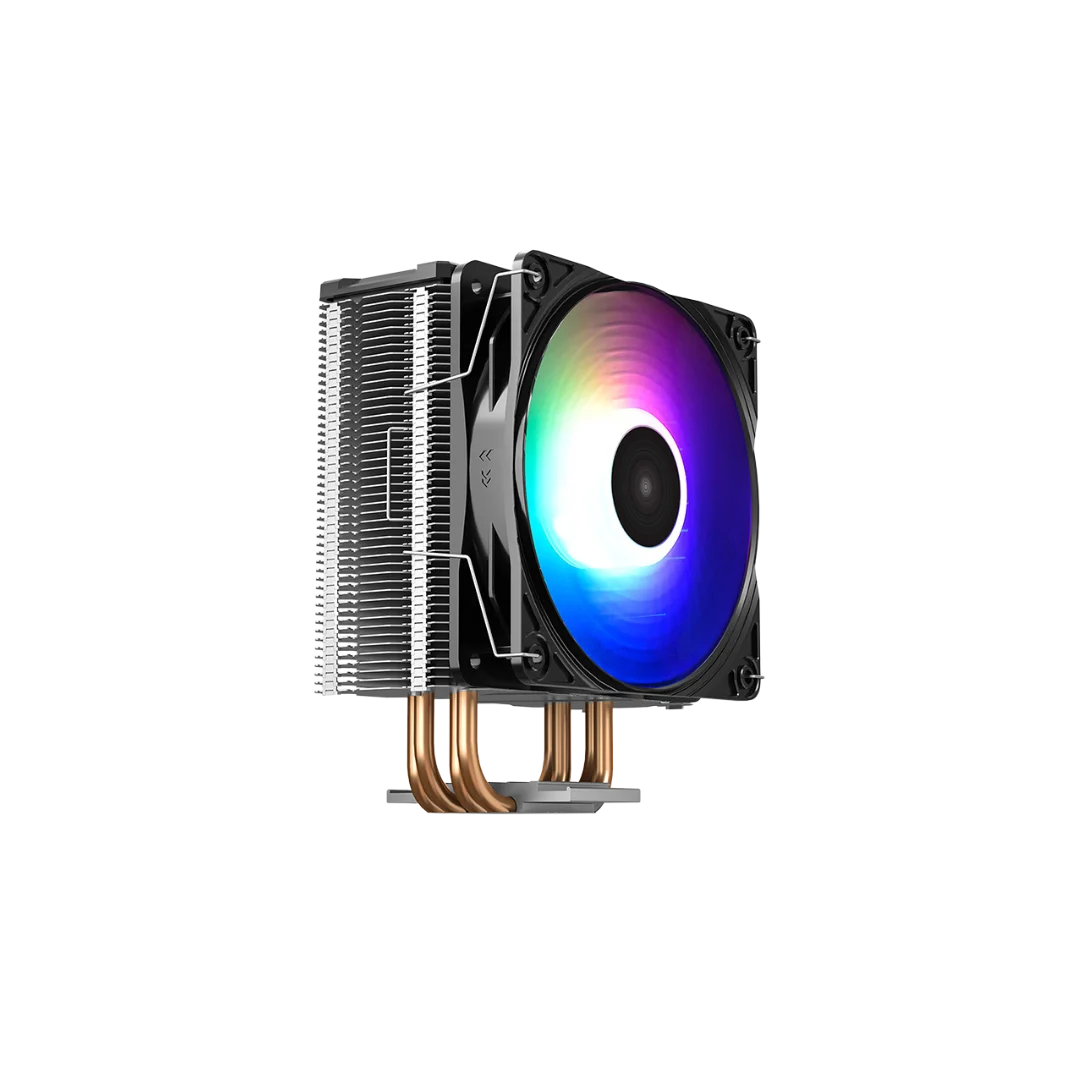 Gammaxx GT A-RGB DeepCool CPU Air Cooler 1 DeepCool Gammaxx GT A-RGB CPU air cooler front view