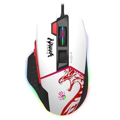 Bloody W95 Max Naraka Gaming Mouse RGB lighting top view