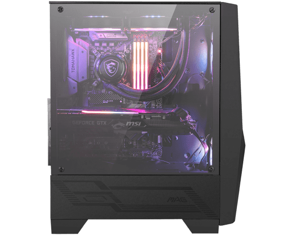 MSI MAG FORGE 100R Mid Tower Gaming Case – ARGB Cooling & Classic Design - Image 3