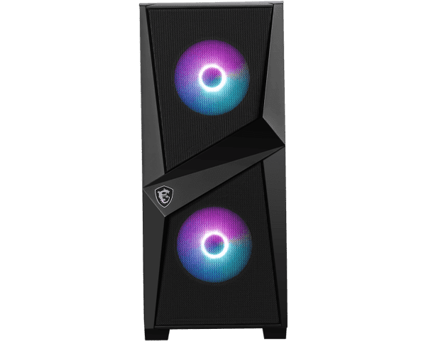 MSI MAG FORGE 100R Mid Tower Gaming Case – ARGB Cooling & Classic Design - Image 2