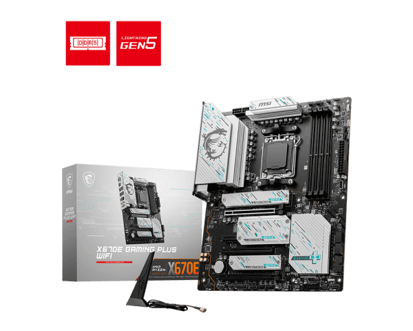 MSI X670E Carbon WiFi Motherboard for AMD Ryzen 1 MSI X670E Carbon WiFi Motherboard for AMD Ryzen