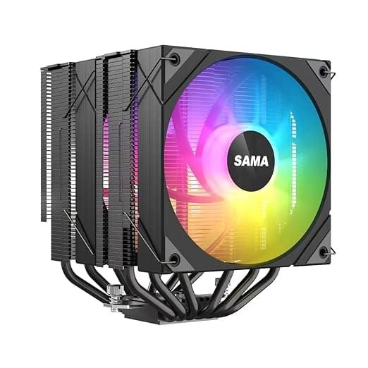SAMA 6PDW ARGB CPU Cooler – Premium Cooling with ARGB 1 SAMA 6PW ARGB CPU Cooler