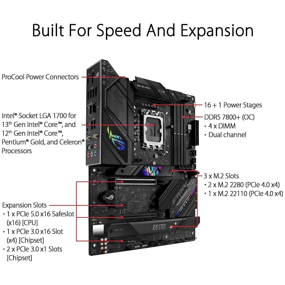 ROG STRIX B760-F Gaming Motherboard — ASUS DDR5 ATX - Image 3