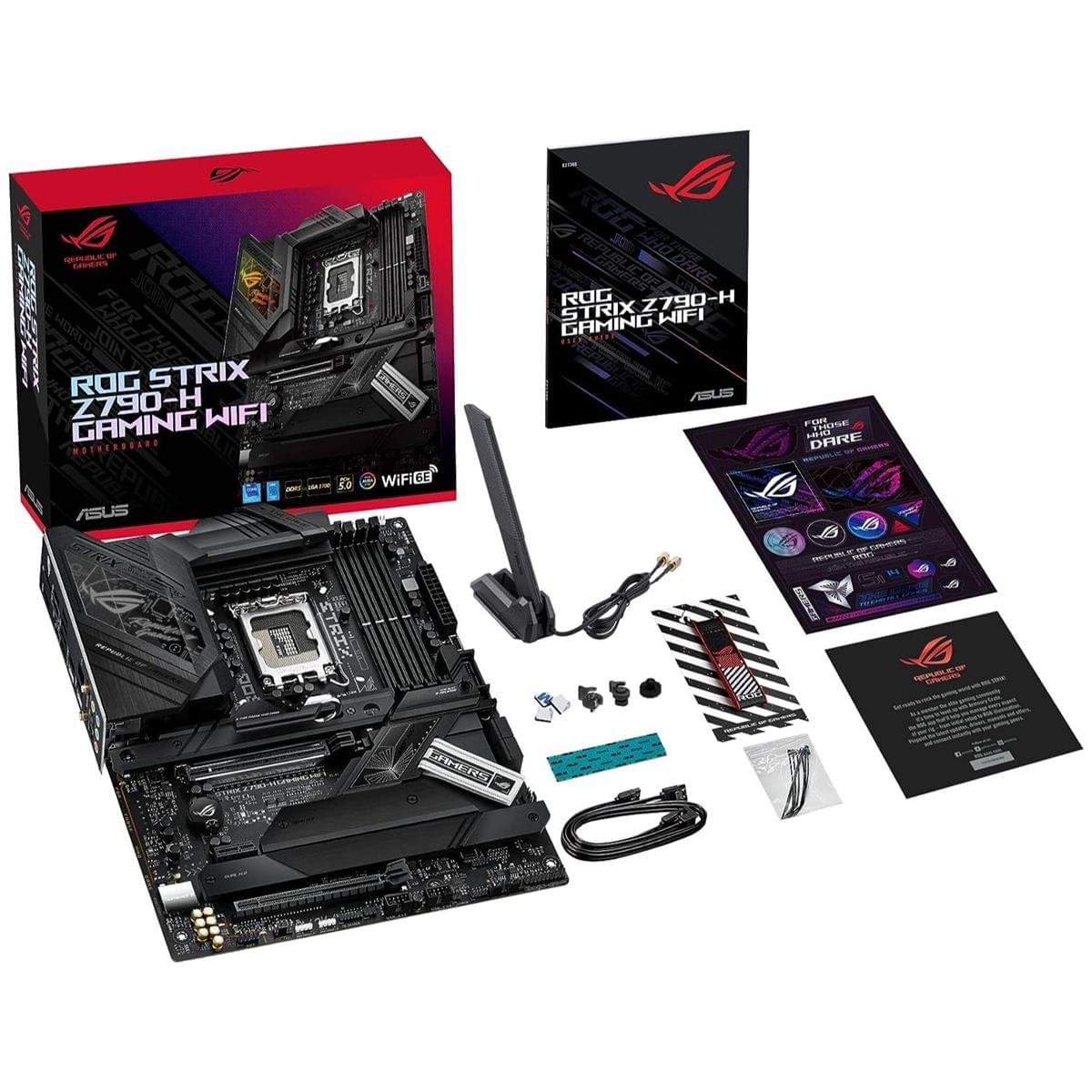 ROG STRIX Z790-H Gaming WiFi Motherboard — PCIe 5.0 DDR5 3 ROG STRIX Z790-H Gaming WiFi Motherboard — PCIe 5.0 DDR5 - Image 3