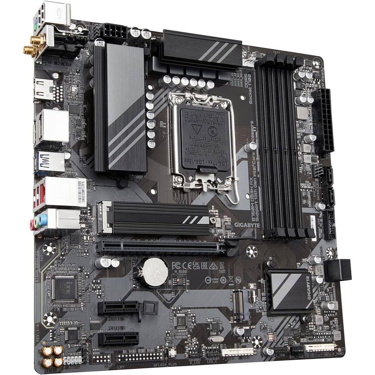 GIGABYTE B760M DS3H AX D5 WiFi Micro-ATX Motherboard 2 GIGABYTE B760M DS3H AX D5 WiFi Micro-ATX Motherboard - Image 2