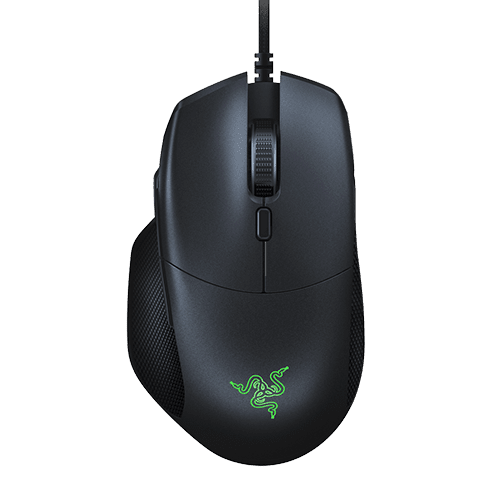 Razer Basilisk V2 wired gaming mouse front view
