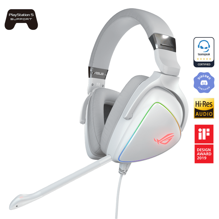 ROG Delta S WHITE Gaming Headset 1 ROG Delta S WHITE Gaming Headset