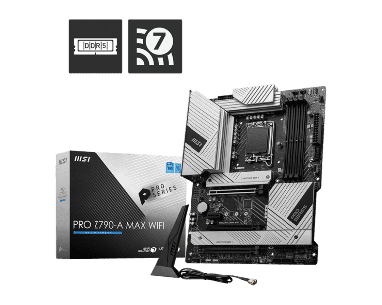PRO Z790-A MAX WIFI MSI DDR5 Motherboard 1 PRO Z790-A MAX WIFI MSI DDR5 ATX motherboard