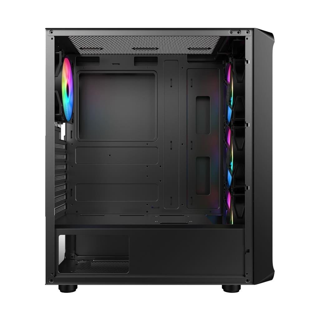 SAMA 205A ATX ARGB Chassis – High‑Performance Gaming Case with RGB Lights 4 SAMA 205A ATX ARGB Chassis – High‑Performance Gaming Case with RGB Lights - Image 4