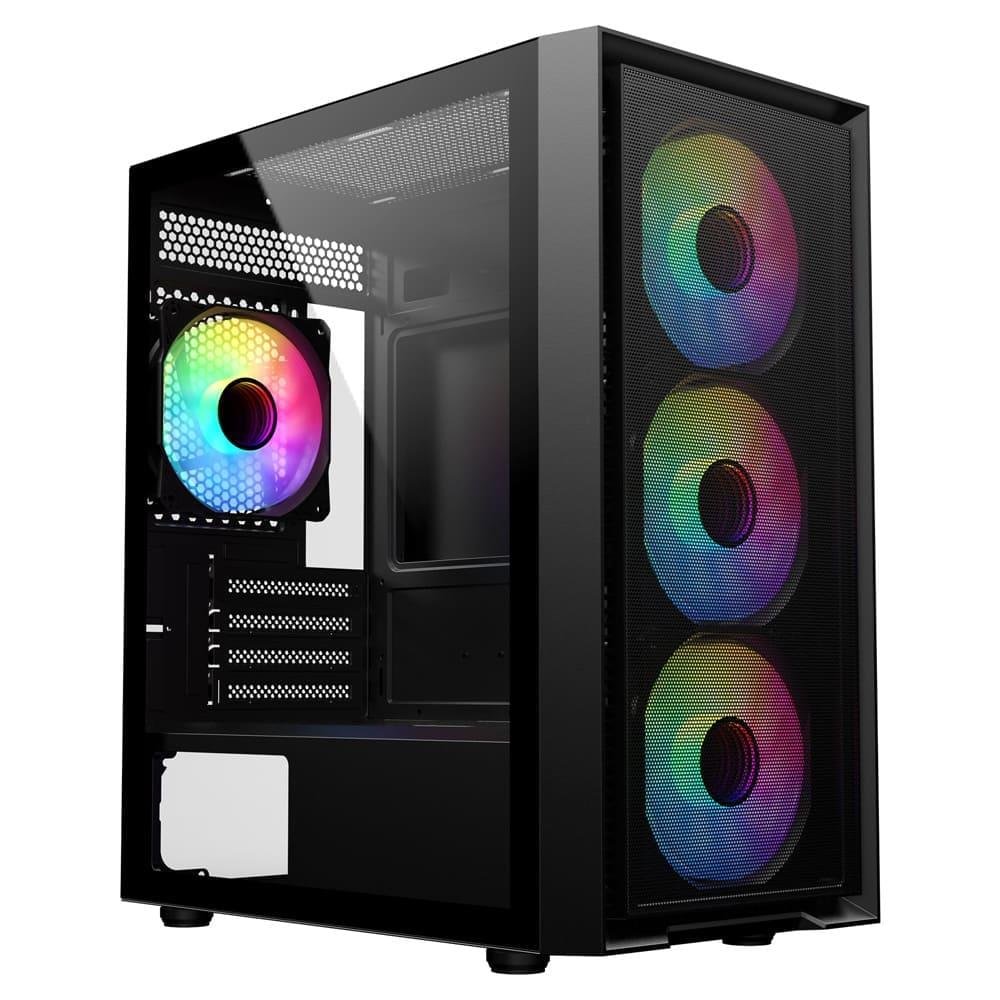 SAMA M203 M-ATX ARGB Chassis Compact Gaming Case 1 SAMA M203 chassis compact micro ATX gaming case