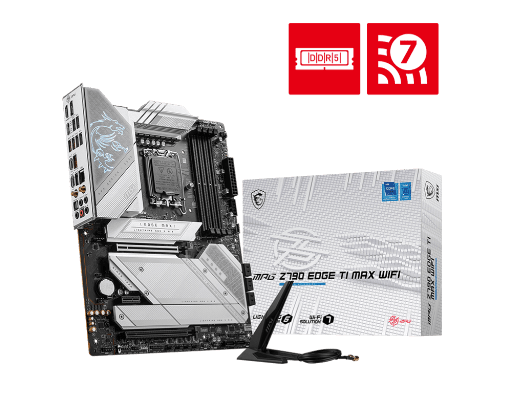 MSI Z790 EDGE TI MAX WIFI Motherboard –ATX Gaming Board 1 MSI Z790 EDGE TI MAX WIFI Motherboard –ATX Gaming Board