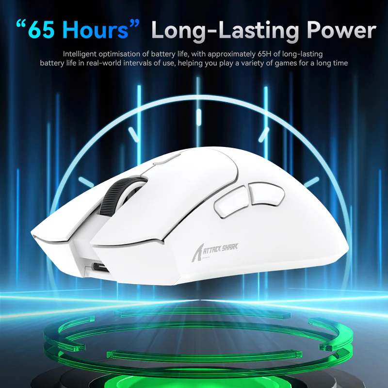 Attack Shark R1 Wireless Gaming Mouse –Ergonomic Mouse 4 Attack Shark R1 Wireless Gaming Mouse –Ergonomic Mouse - Image 4