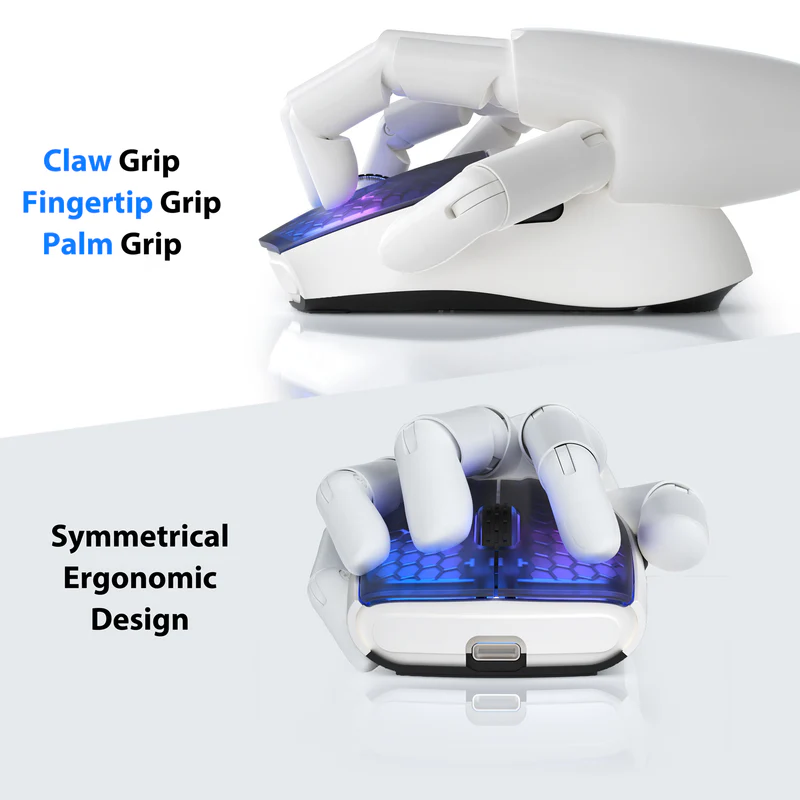 Attack Shark X5 Wireless Gaming Mouse – 49g Ultra‑Lightweight Tri‑Mode Ergonomic Mouse - Image 6
