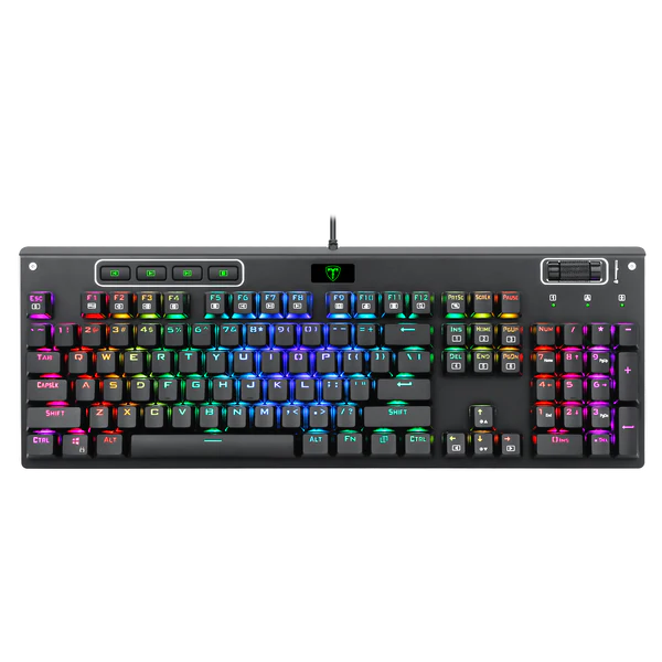T‑DAGGER Adriatic Gaming Keyboard full RGB backlit top view