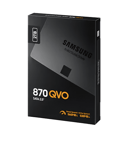 Samsung 870 QVO 2TB SSD – 2.5” SATA High-Speed Storage 1 Samsung 870 QVO 2TB SSD