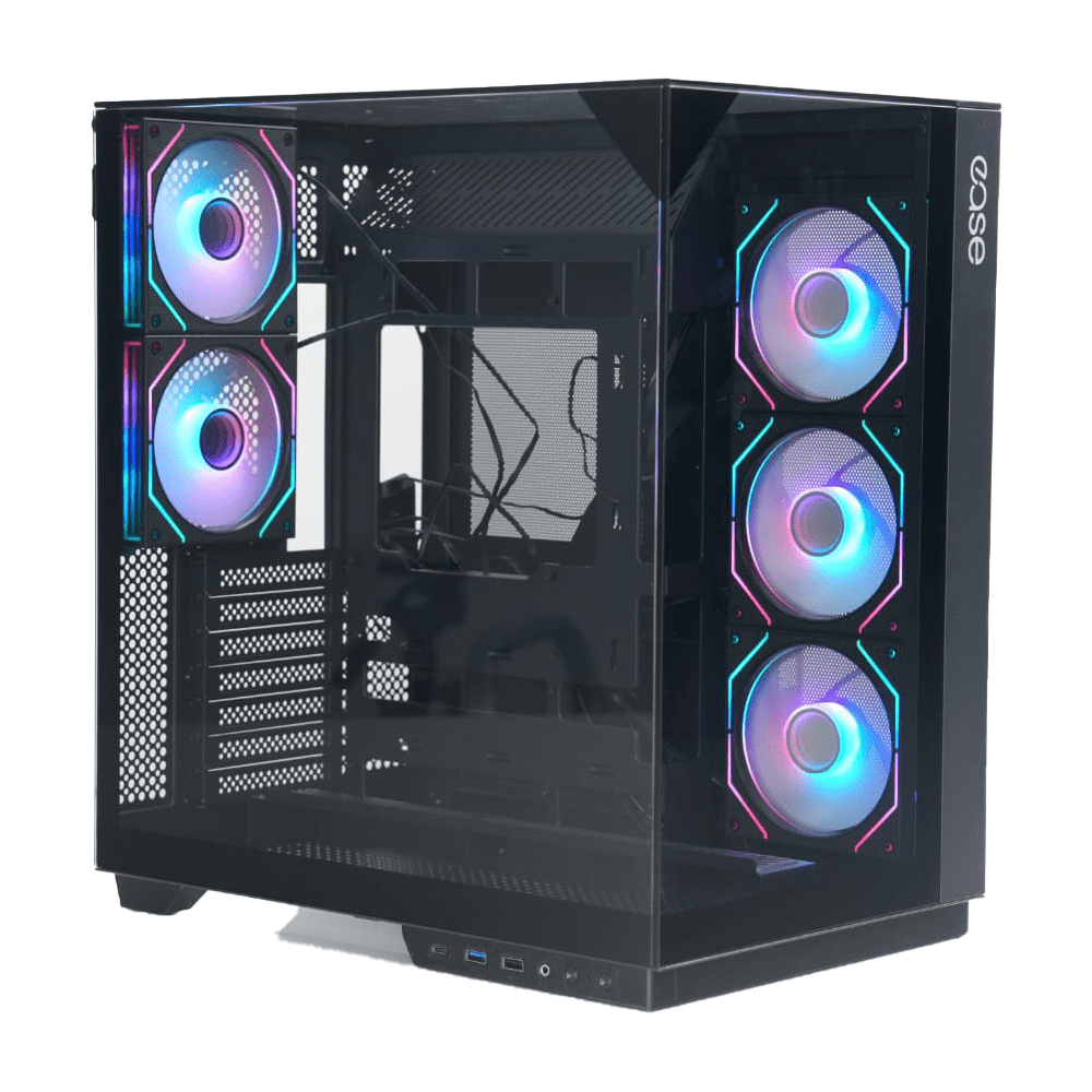 EASE EC125 Glass Case tempered glass side panel