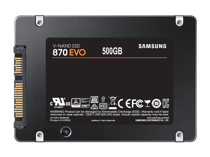 Samsung 870 EVO SATA 2.5" SSD 500GB – Reliable Fast Storage Upgrade 3 Samsung 870 EVO SATA 2.5" SSD 500GB – Reliable Fast Storage Upgrade - Image 3