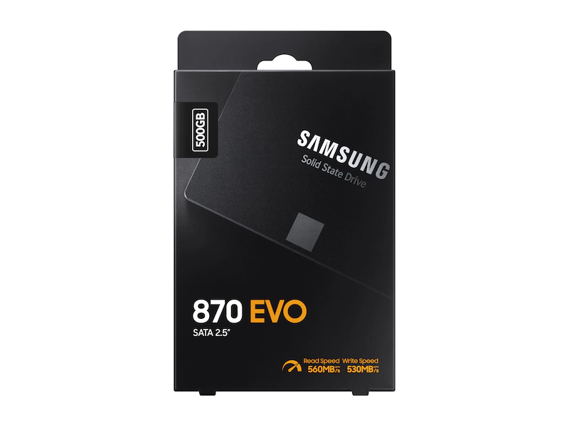 Samsung 870 EVO SATA 2.5" SSD 500GB – Reliable Fast Storage Upgrade 1 Samsung 870 EVO 500GB SATA 2.5″ SSD internal storage drive