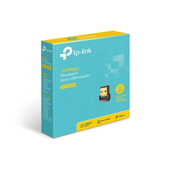 TP-Link TL-WN725N USB Adapter – N150 Wireless WiFi Dongle 1 TP-Link TL-WN725N N150 USB Wireless Adapter