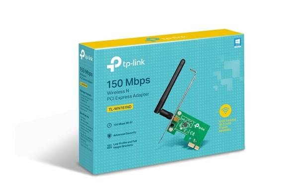 TP-Link TL-WN781ND PCI-E Adapter – 150Mbps 1 TP-Link TL-WN781ND 150Mbps PCI-E Wireless Adapter