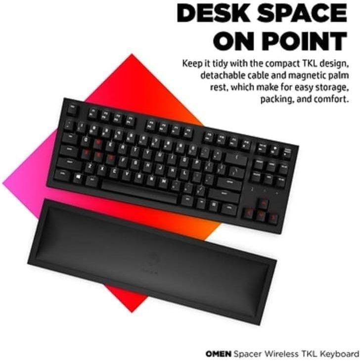 HP OMEN Spacer Wireless TKL Gaming Keyboard – Precision & Wireless Freedom 5 HP OMEN Spacer Wireless TKL Gaming Keyboard – Precision & Wireless Freedom - Image 5
