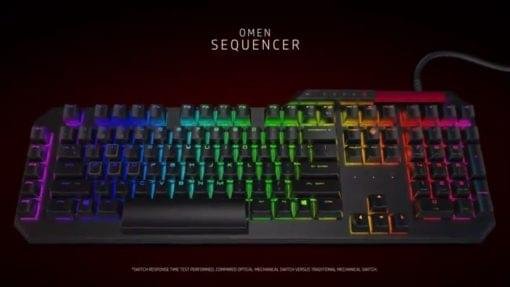 HP Omen Sequencer Mechanical Optical Gaming Keyboard | Speed & Precision - Image 3