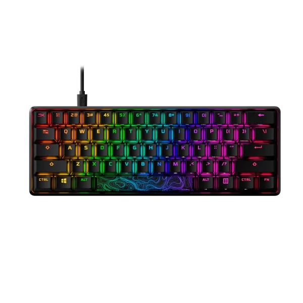 HyperX Alloy Origins 60 Compact Mechanical Gaming Keyboard – 60% RGB & Detachable USB-C 4 HyperX Alloy Origins 60 Compact Mechanical Gaming Keyboard – 60% RGB & Detachable USB-C - Image 4