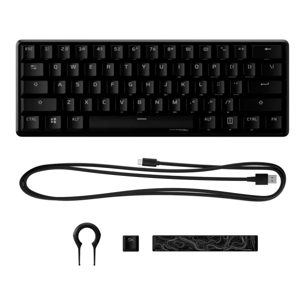 HyperX Alloy Origins 60 Compact Mechanical Gaming Keyboard – 60% RGB & Detachable USB-C 5 HyperX Alloy Origins 60 Compact Mechanical Gaming Keyboard – 60% RGB & Detachable USB-C - Image 5