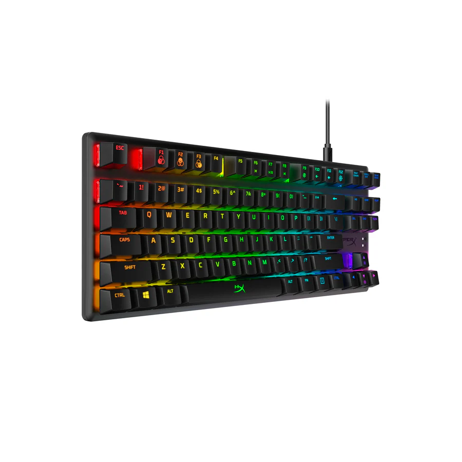 HyperX Alloy Origins Core Compact Mechanical Gaming Keyboard – TKL RGB & Detachable USB-C 2 HyperX Alloy Origins Core Compact Mechanical Gaming Keyboard – TKL RGB & Detachable USB-C - Image 2