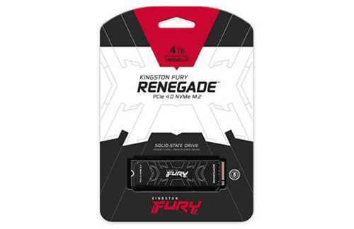 Kingston FURY Renegade 4TB SSD – PCIe 4.0 NVMe M.2 1 Kingston FURY Renegade 4TB PCIe 4.0 NVMe M.2 SSD high-performance gaming storage