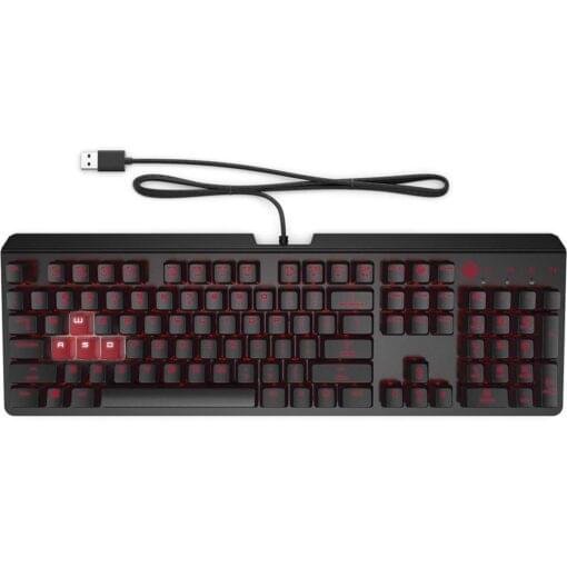 HP OMEN Encoder Mechanical Gaming Keyboard – Precision & Durability with CHERRY MX Switches 1 HP OMEN Encoder mechanical gaming keyboard front view