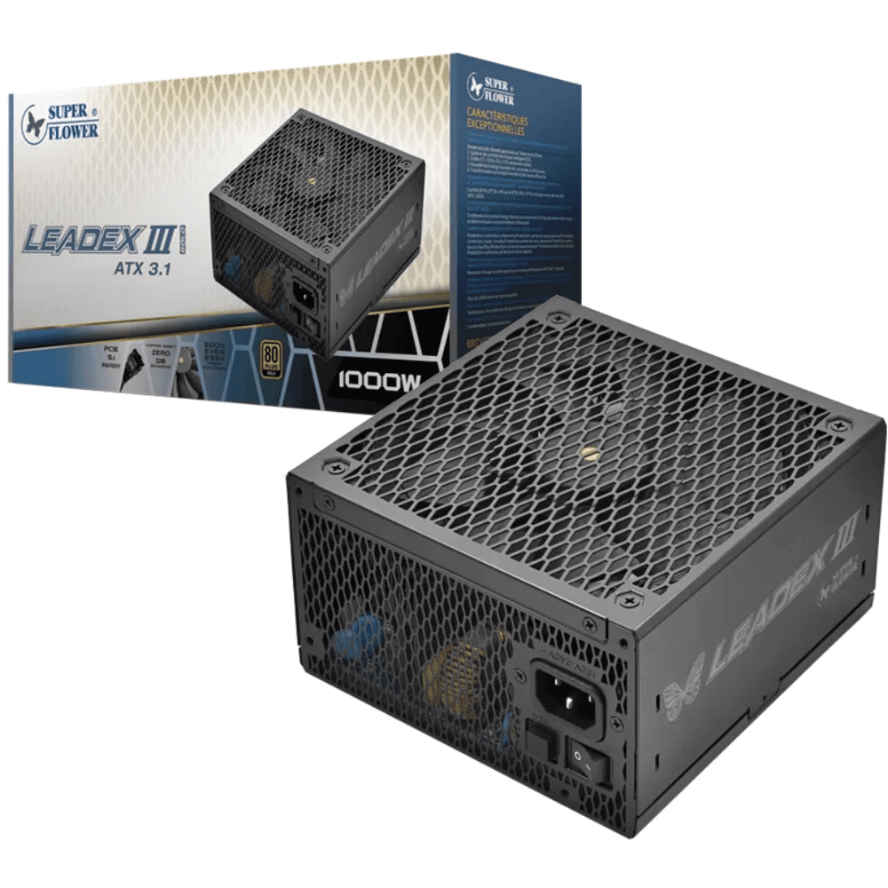 Super Flower Leadex III Gold UP ATX 3.1 1000W Power Supply | Ultimate Performance 1 Super Flower Leadex III Gold UP ATX 3.1 1000W Power Supply | Ultimate Performance