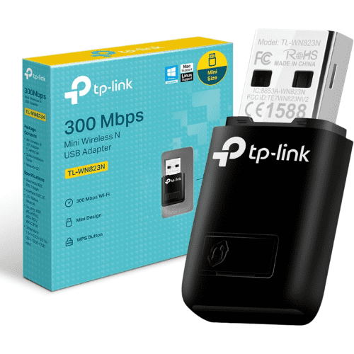 TP-Link TL-WN823N USB Adapter – N300 Wireless WiFi Dongle 1 TP-Link TL-WN823N N300 USB Wireless Adapter