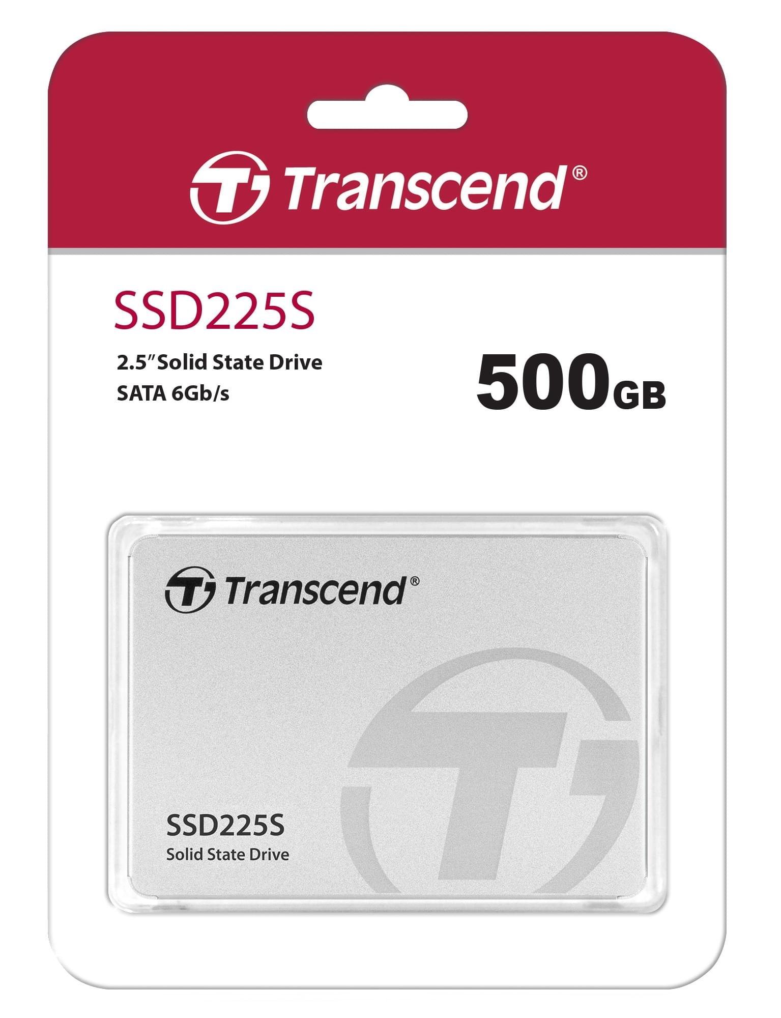 Transcend 225S 500GB SATA III 6Gb/s 2.5″ SSD – Reliable Affordable Storage 1 Transcend 225S 500GB SATA III 2.5″ SSD internal storage drive