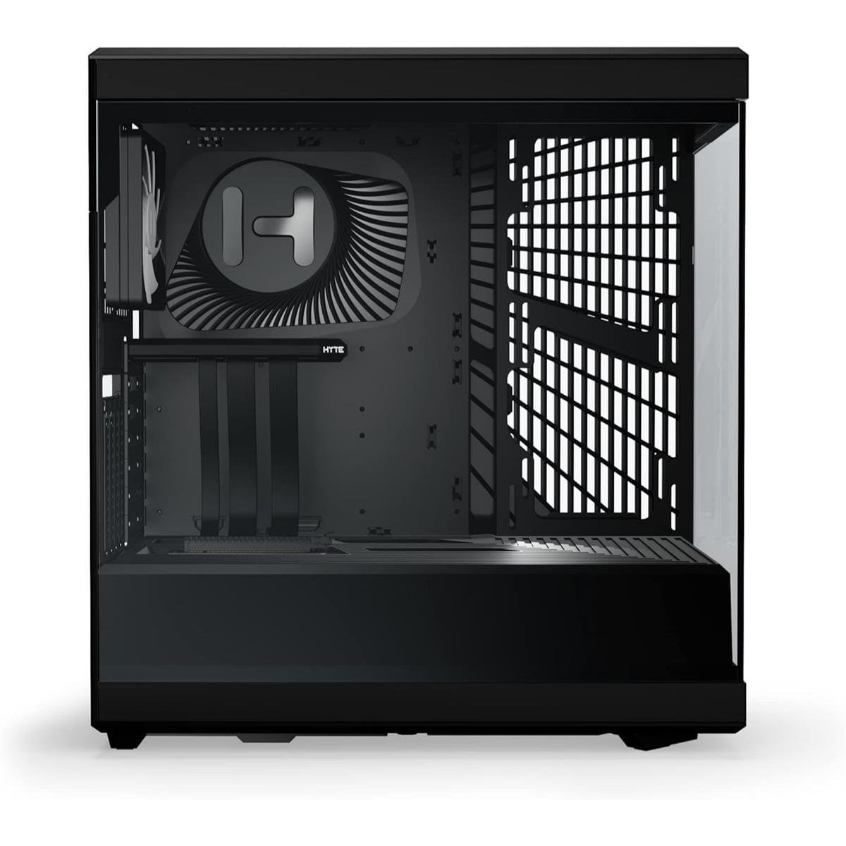 Y40 ATX PC Case with PCIe 4.0 Riser – Black Gaming Chassis - Image 5