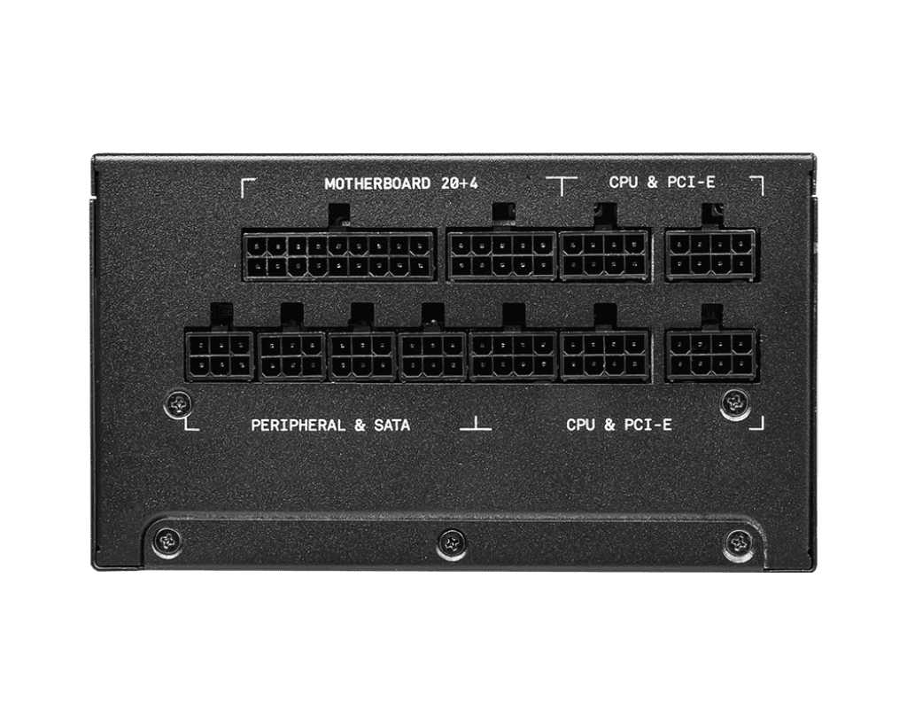 MSI MPG A1000G 1000W 80 Plus Gold Fully Modular Power Supply 2 MSI MPG A1000G 1000W 80 Plus Gold Fully Modular Power Supply - Image 2