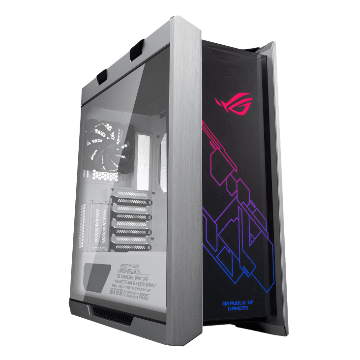 ASUS ROG Strix Helios GX601 White Full Tower Gaming Case 1 ASUS ROG Strix Helios GX601 White gaming case