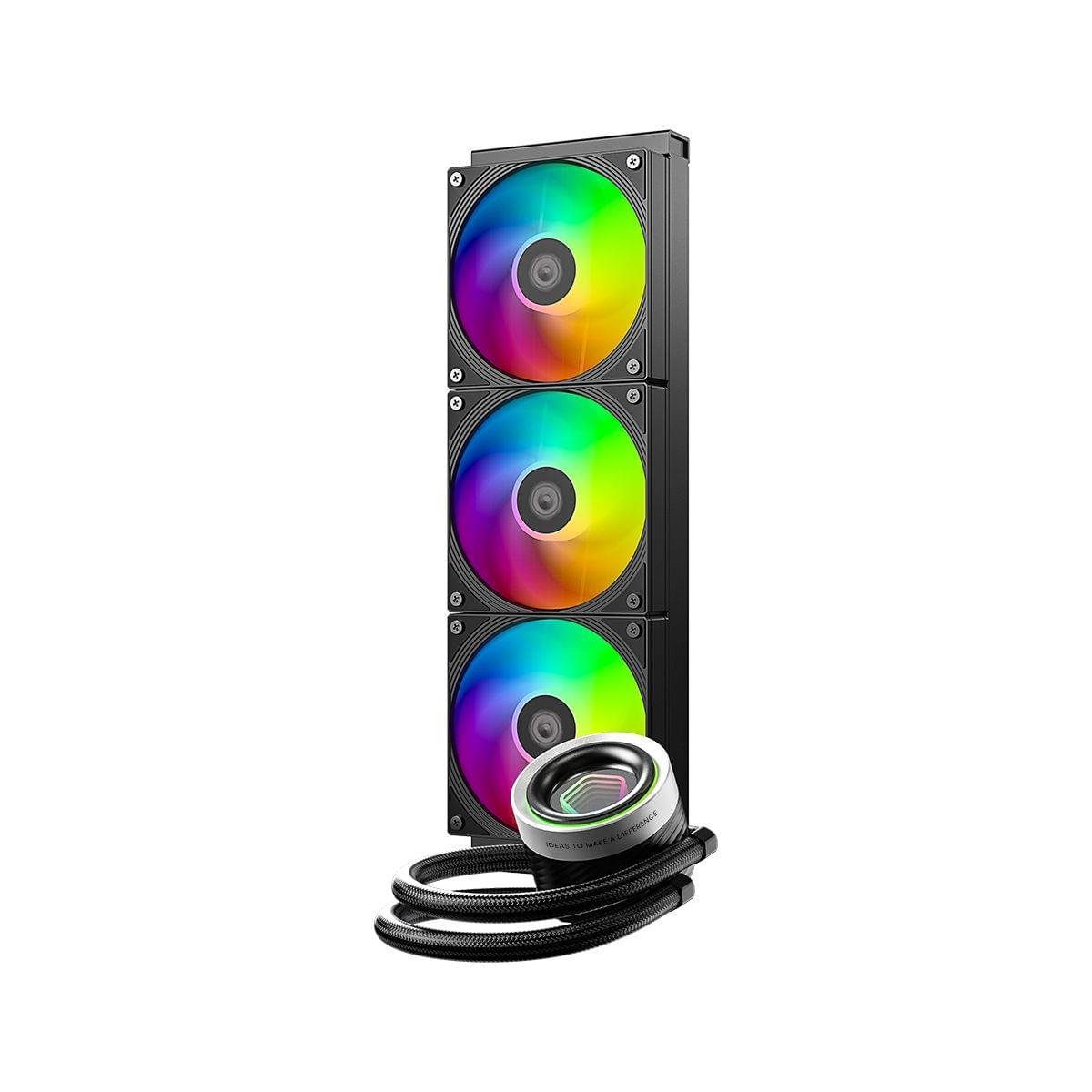 ID-COOLING FX360 INF ARGB 360mm Liquid CPU Cooler (Black) | High-Performance AIO Cooler 3 ID-COOLING FX360 INF ARGB 360mm Liquid CPU Cooler (Black) | High-Performance AIO Cooler - Image 3